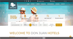 Desktop Screenshot of donjuanhotels.com